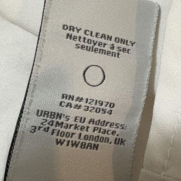 HD In Paris Dress Womens Medium White Lace Long Sleeve High Neck Shift Party - Picture 7 of 8